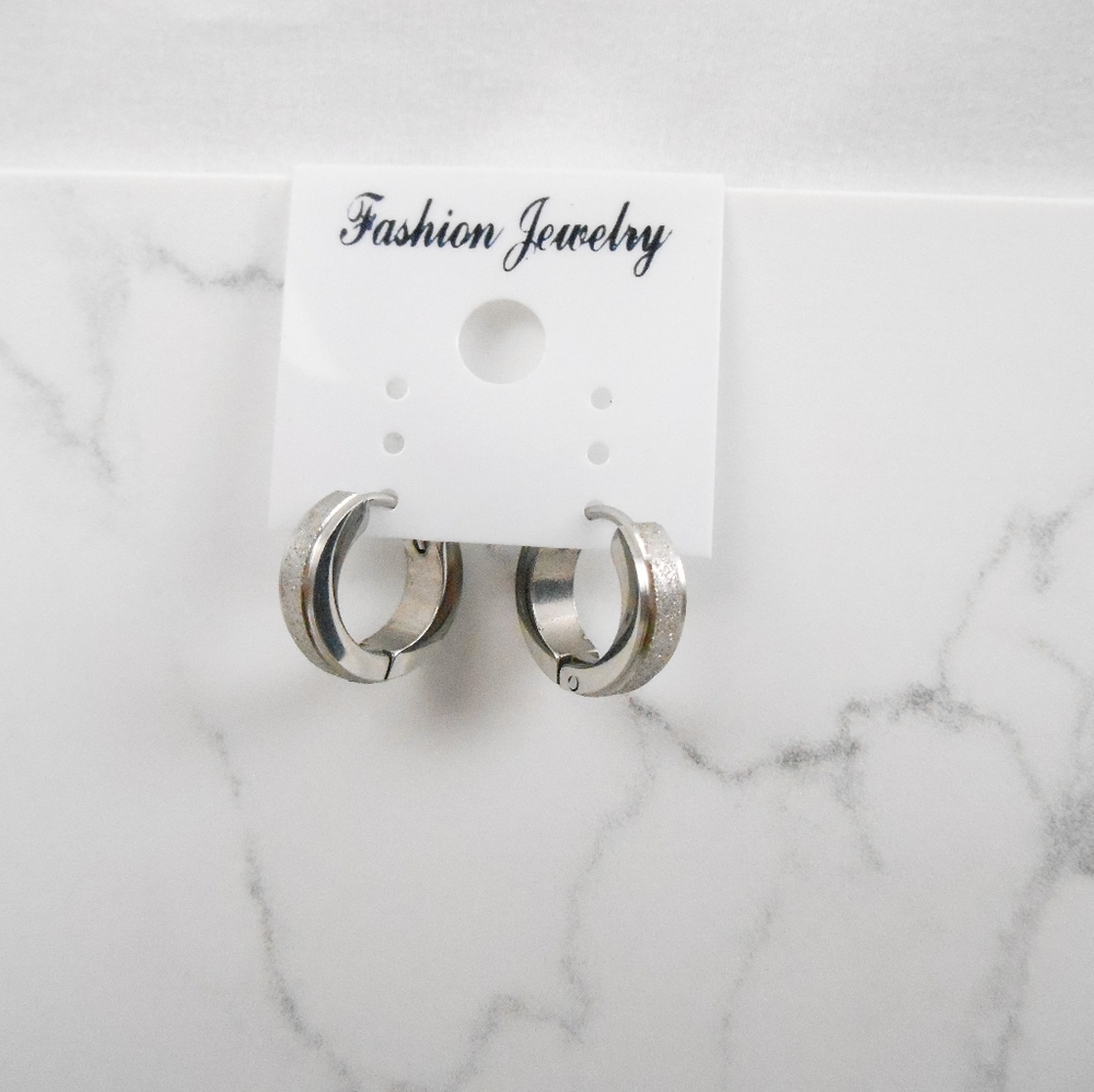 Silver Hoop Earrings